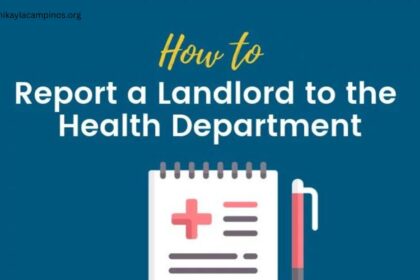 how to report your apartment to healt deparmtnet