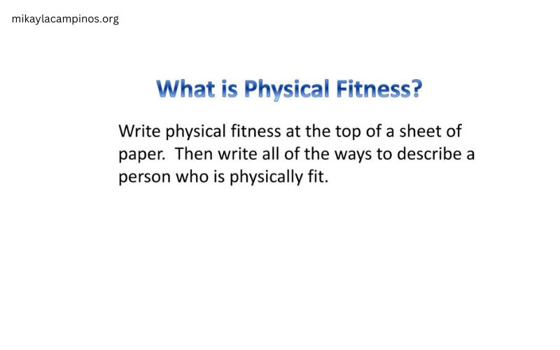 what is physical fitness